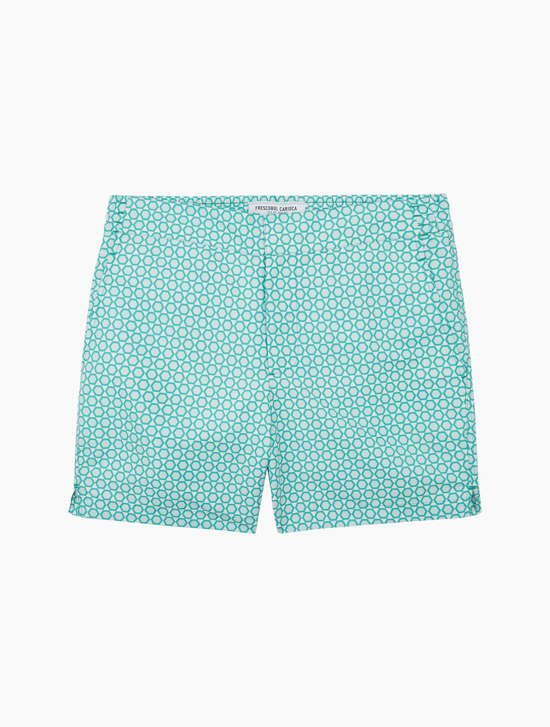 Frescobol-Classic Swim Shorts Futevolei Spring Green-Justbrazil