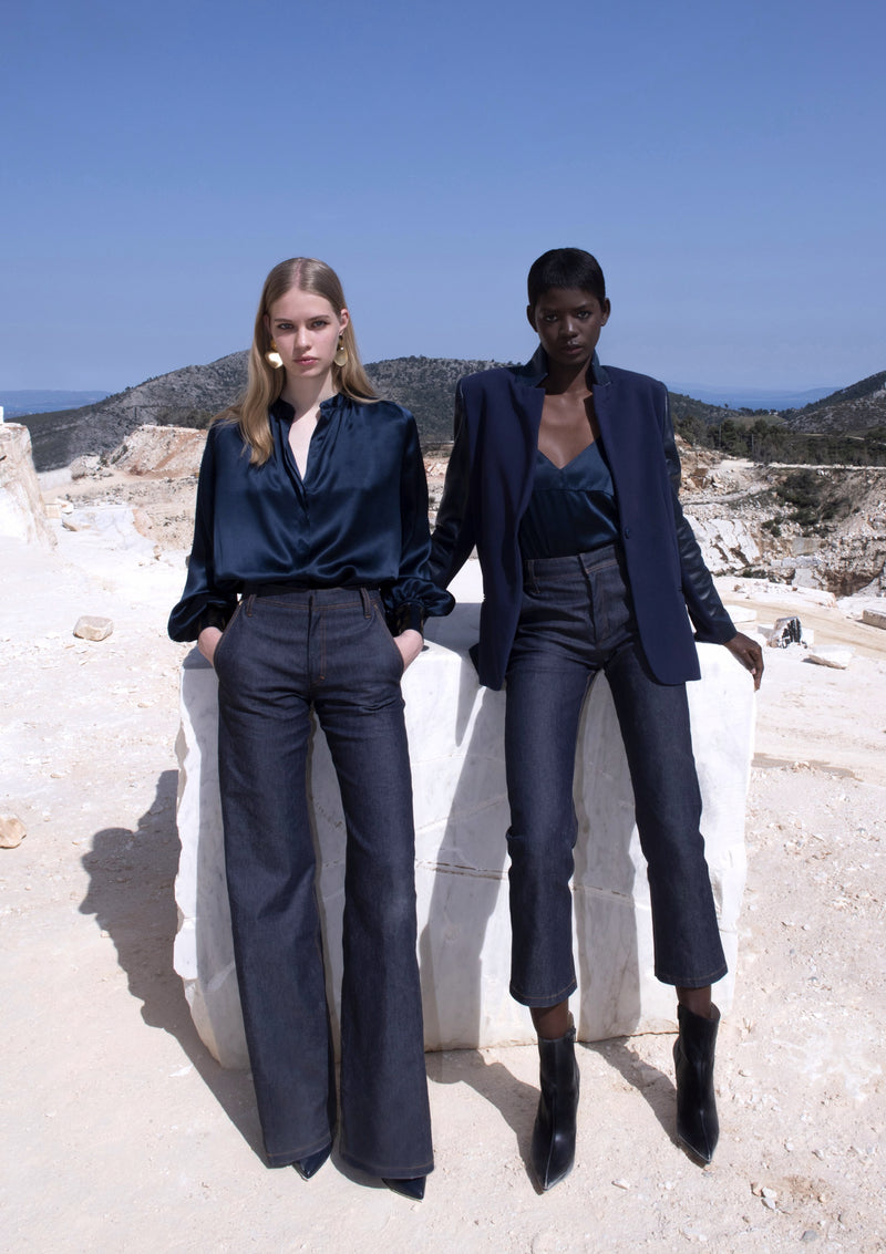 DENIM CIGARETTE TROUSERS THEMIS-Z JUST BRAZIL