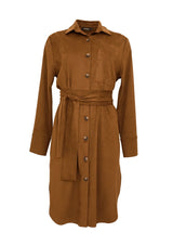 POSITANO SKIN CHOCOLATE SHIRTDRESS JUSTBRAZIL JUST BRAZIL