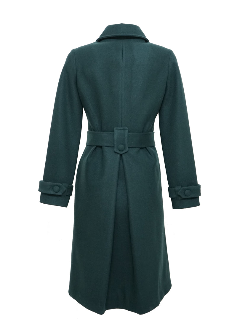 MACOLETA DARK GREEN COAT GALERIA JUST BRAZIL 