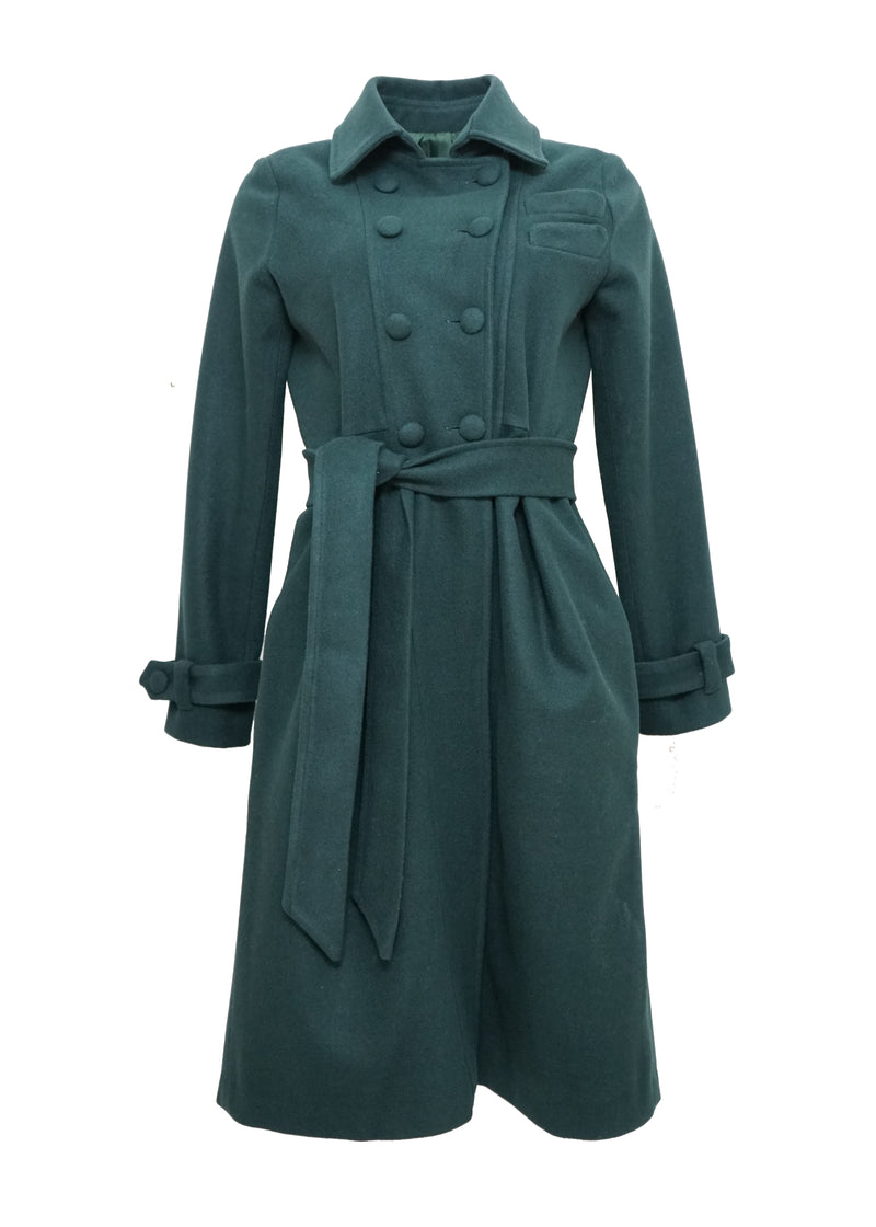 MACOLETA DARK GREEN COAT GALERIA JUST BRAZIL  