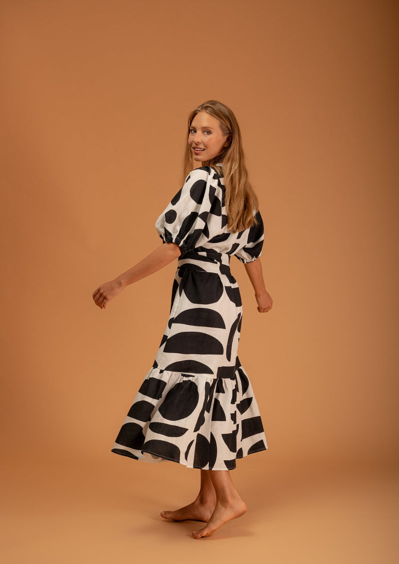 Galeria-Urca Geo Black Dress-Justbrazil