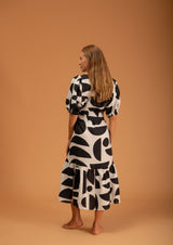 Galeria-Urca Geo Black Dress-Justbrazil