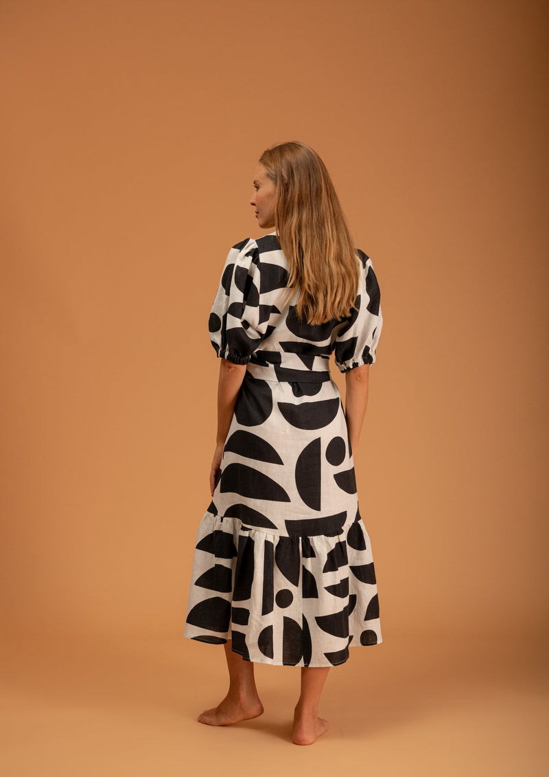 Galeria-Urca Geo Black Dress-Justbrazil