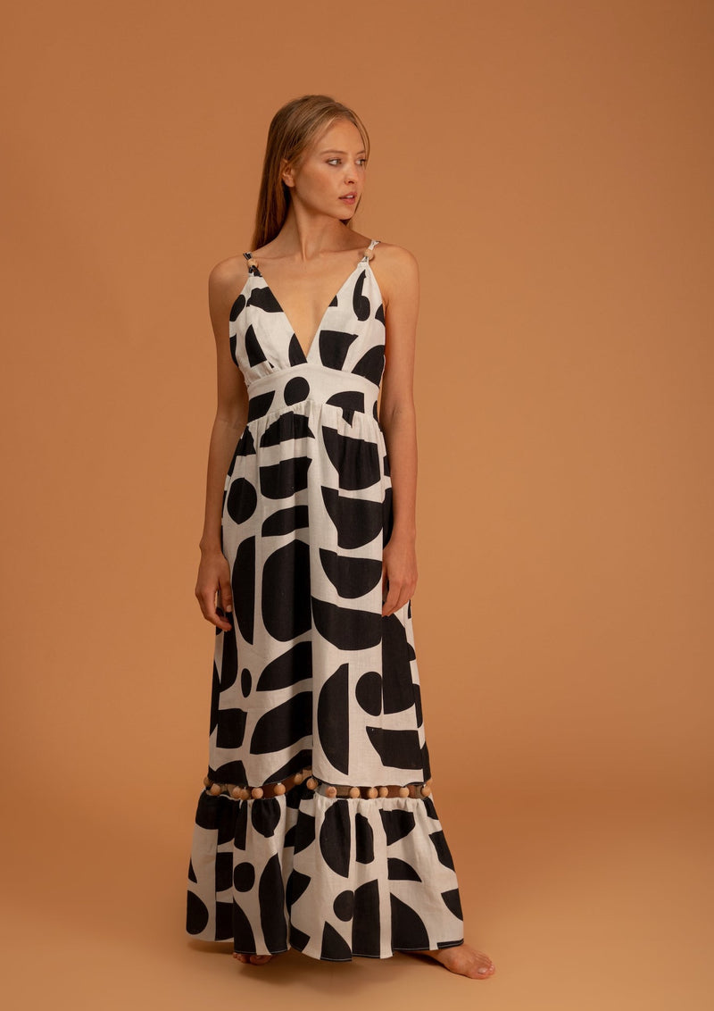 Galeria-Botanico Geo Black Dress-Justbrazil