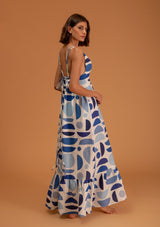 Galeria-Botanico Geo Blue Dress-Justbrazil