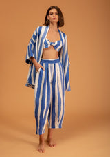 Galeria-Galeria-Viradouro Blue Stripes Trousers-Justbrazil