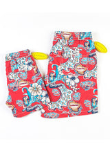 RED HAWAII BOY SWIMWEAR - JUSTBRAZIL