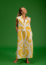 Galeria-Frade Yellow Flower Dress-Justbrazil