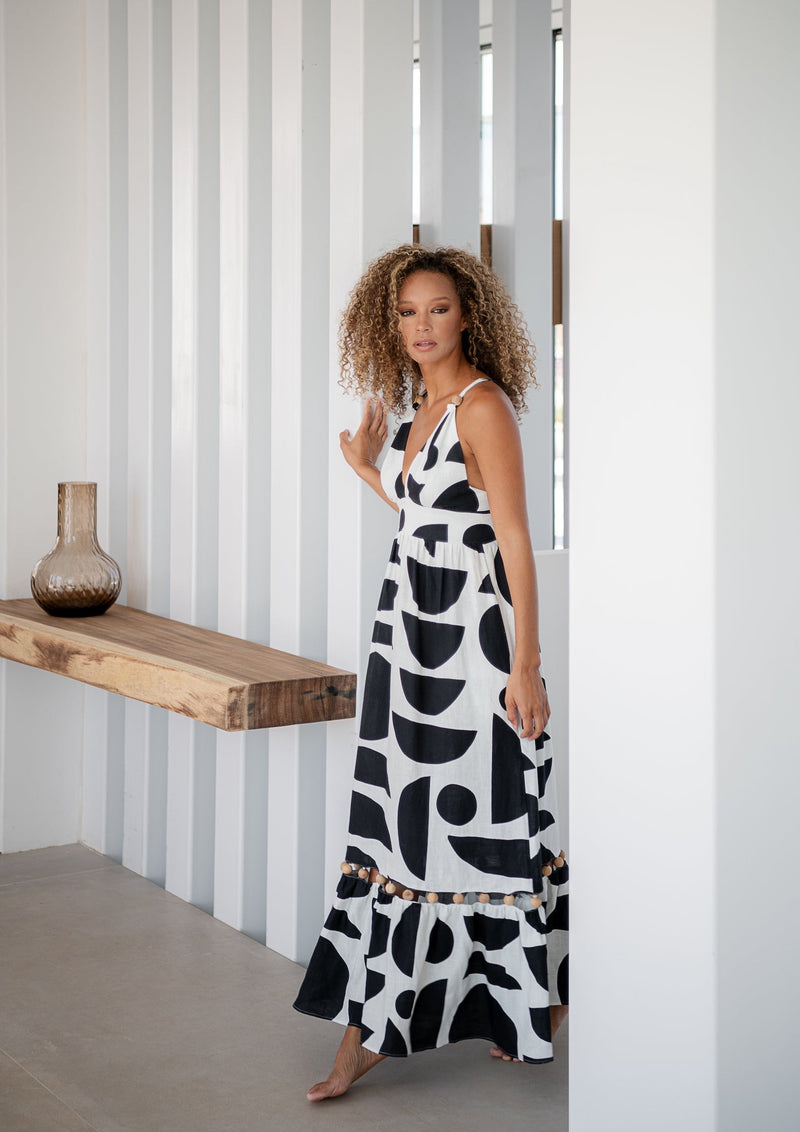 Galeria-Botanico Geo Black Dress-Justbrazil