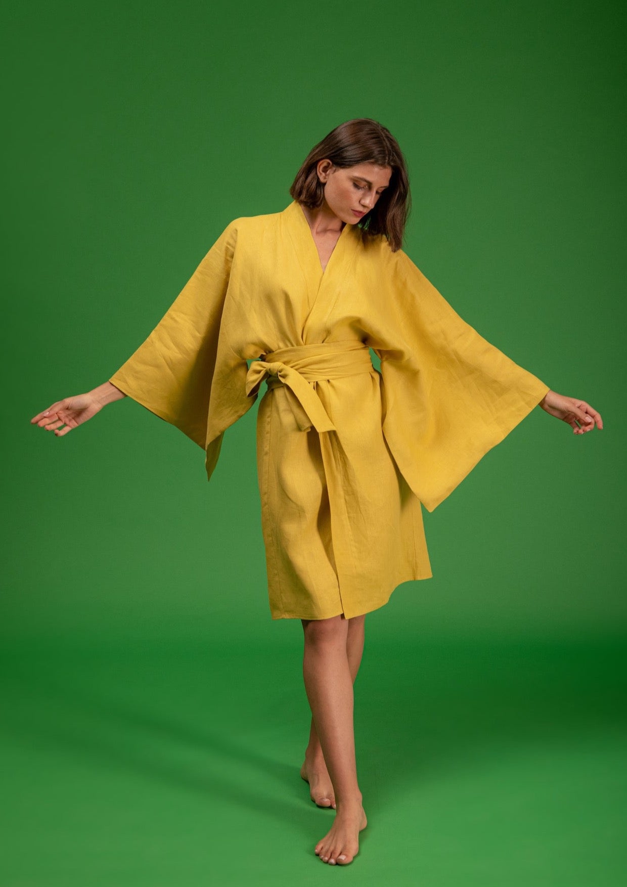 Galeria-Ginga Yellow Eye Kimono-Justbrazil