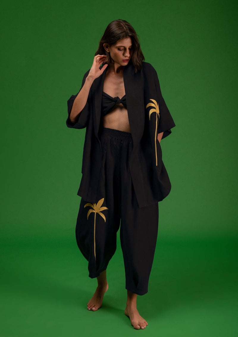 Galeria-Galeria-Viradouro Gold Palm Trousers-Justbrazil