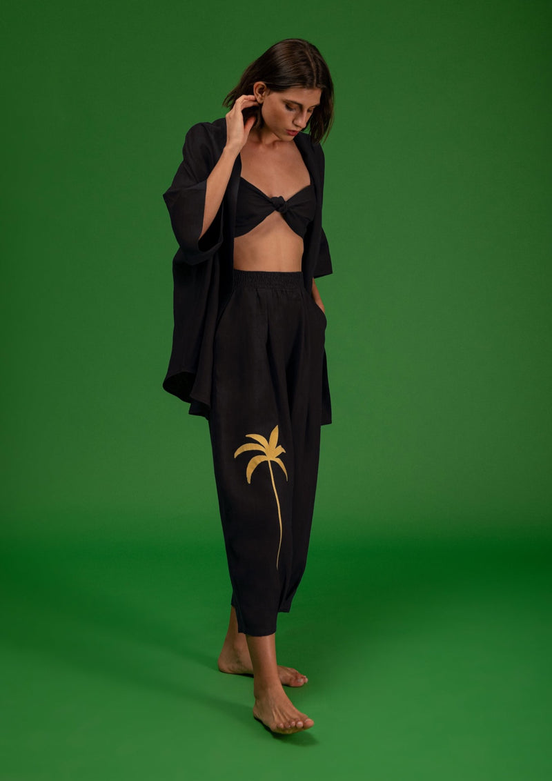 Galeria-Galeria-Viradouro Gold Palm Trousers-Justbrazil