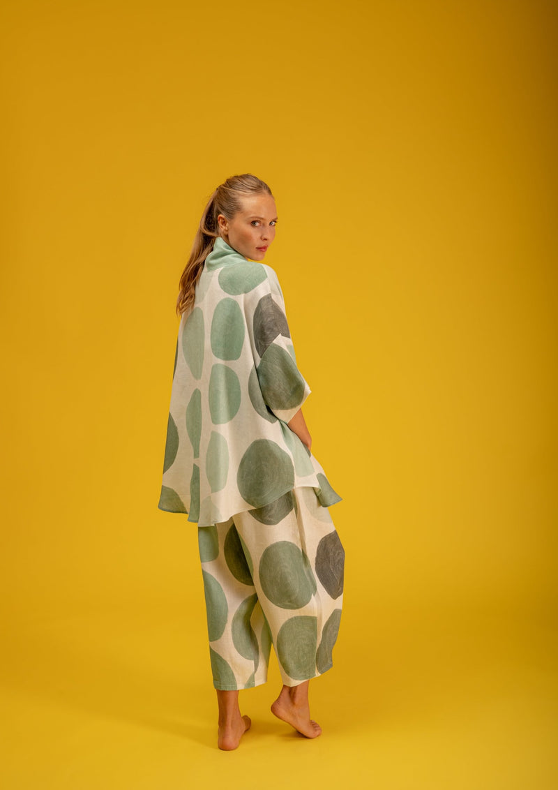 Galeria-Wasabi Poa Green Blouse-Justbrazil