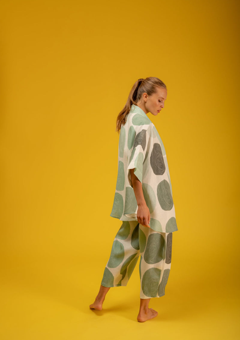 Galeria-Wasabi Poa Green Blouse-Justbrazil