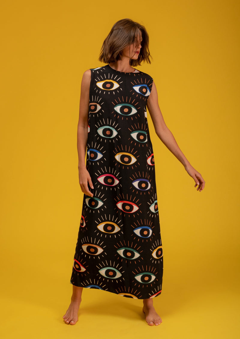 Galeria-Baha Black Eye Dress-Justbrazil