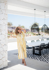 Galeria-Gavea Yellow Stripes Jumpsuit-Justbrazil