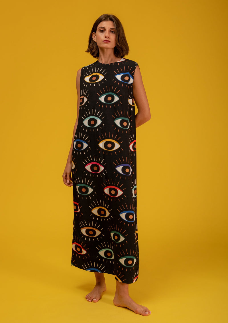 Galeria-Baha Black Eye Dress-Justbrazil