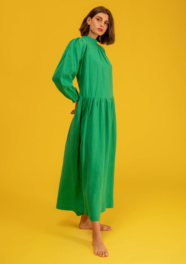 Galeria-Ginger Green Dress-Justbrazil
