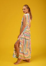 Galeria-Baha Colour Stripes Dress-Justbrazil
