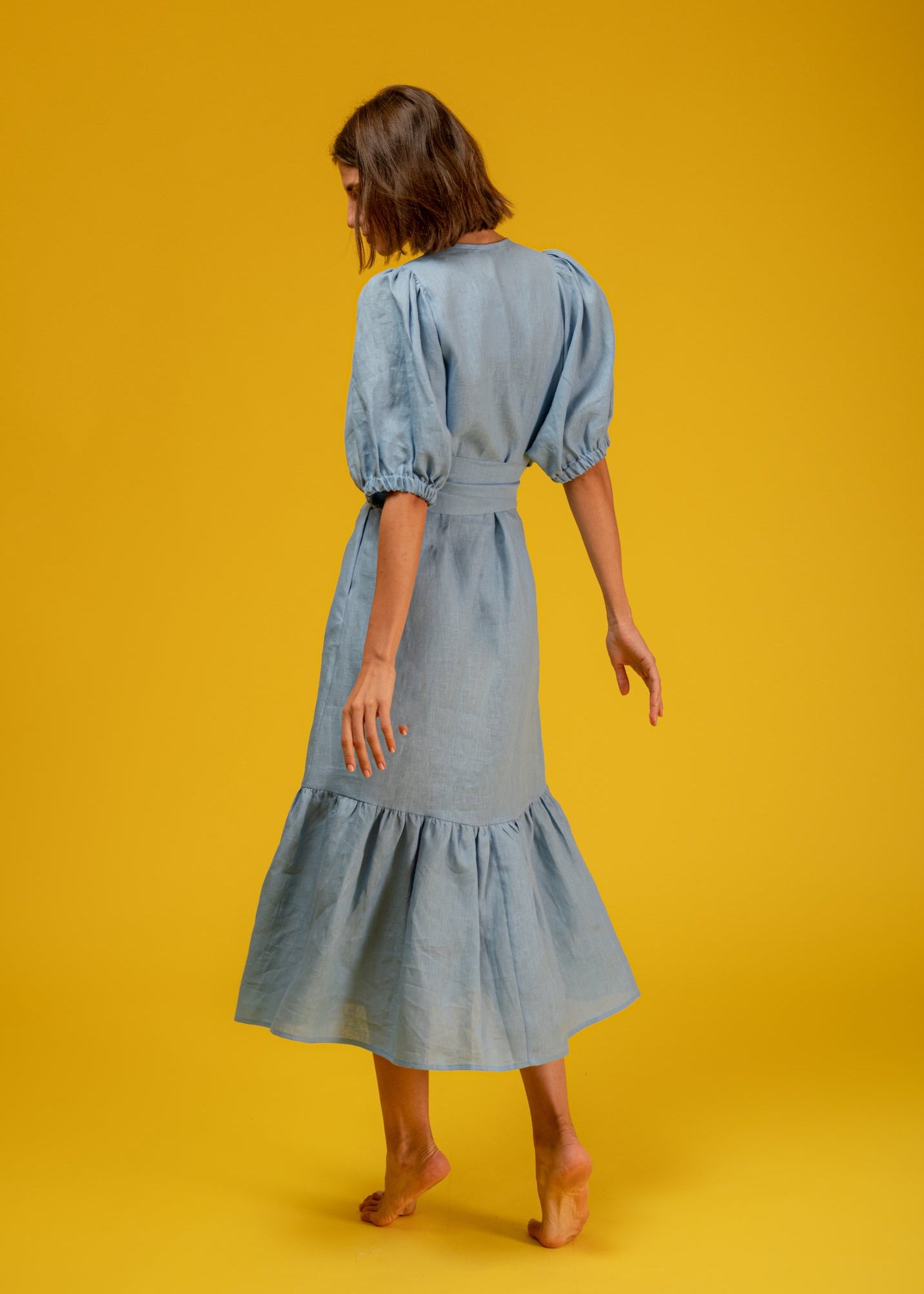 Galeria-Urca Ciel Blue Dress-Justbrazil