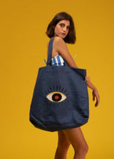 Galeria-Caraiva Navy Blue Eye Bag-Justbrazil