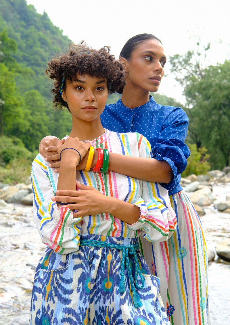 Nimo with love-Broom Blouse Multi Stripe-Justbrazil
