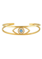MARIANNA LEMOS-BRACELET-DOUBLE BAR EYE BRACELET-JUST BRAZIL