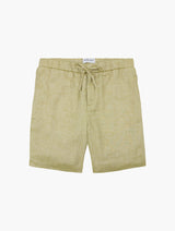 Felipe Linen Shorts Light Celadon Green