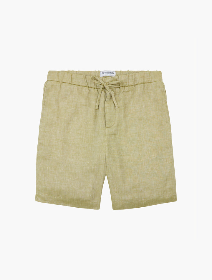 Felipe Linen Shorts Light Celadon Green