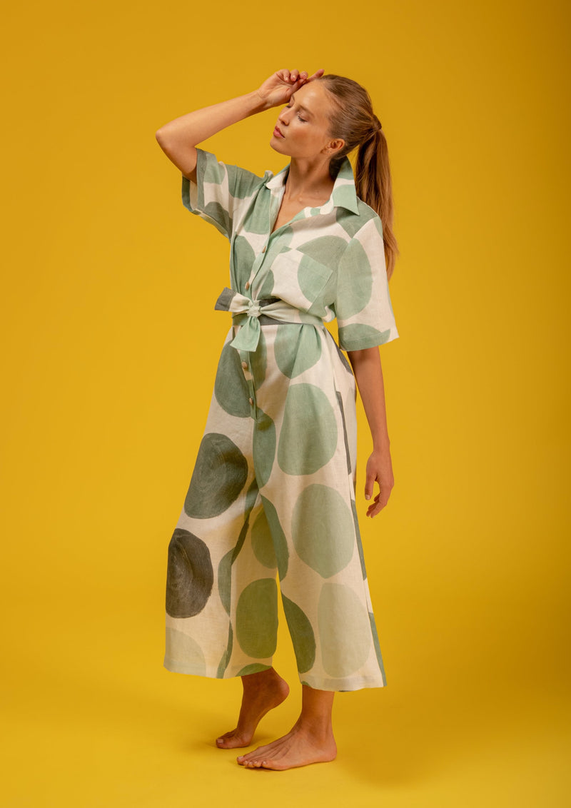 Galeria-Gavea Poa Green Jumpsuit-Justbrazil