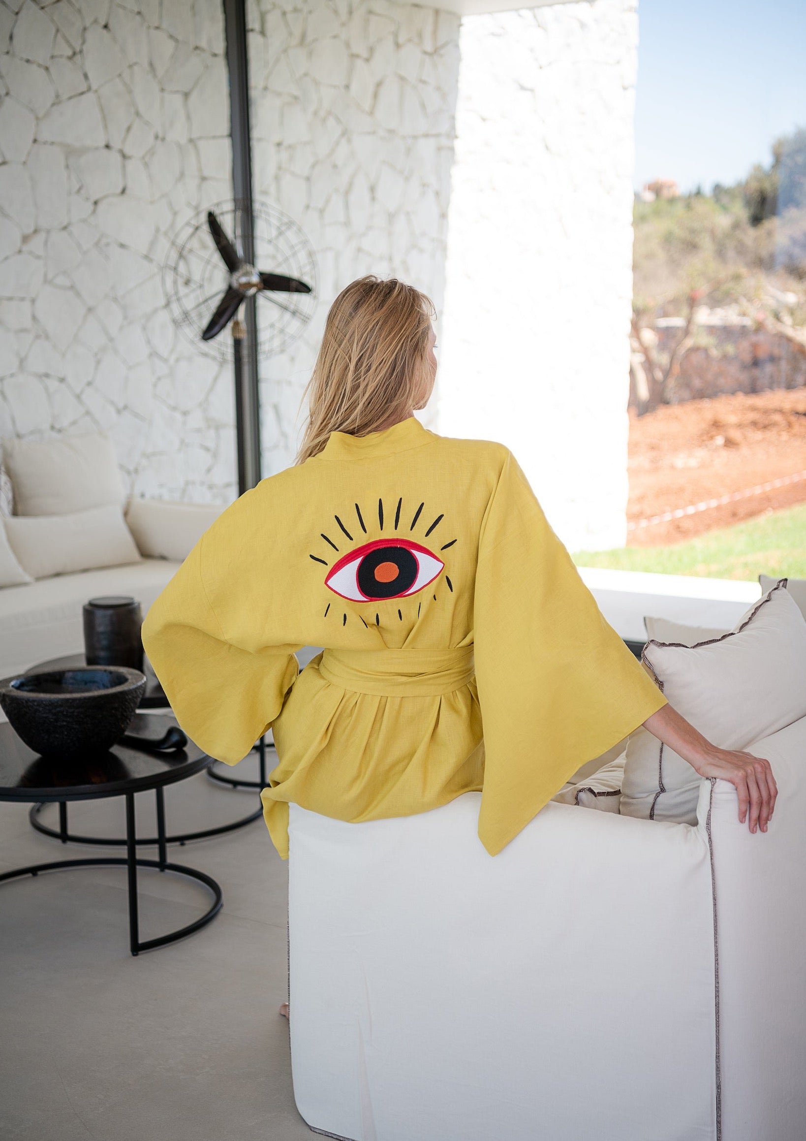 Galeria-Ginga Yellow Eye Kimono-Justbrazil