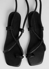 Cala de la Cruz-Grecia Black Sandals-Justbrazil