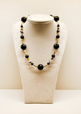 Justbrazil-Necklace-The Crane Onyx Short Necklace-Just Brazil