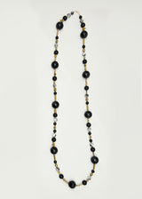 JustBrazil-Necklace-Faint Giant Onyx Long Necklace-Just Brazil