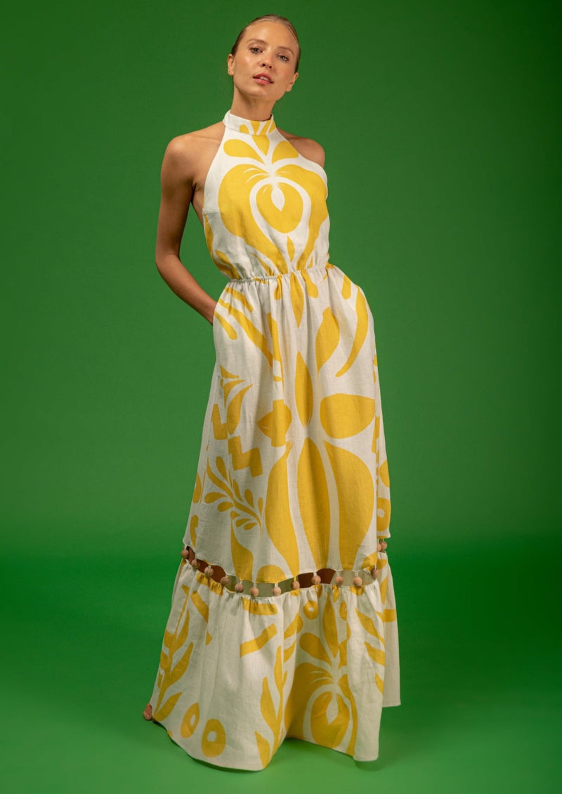 Galeria-Izabel Yellow Flower Dress-Justbrazil