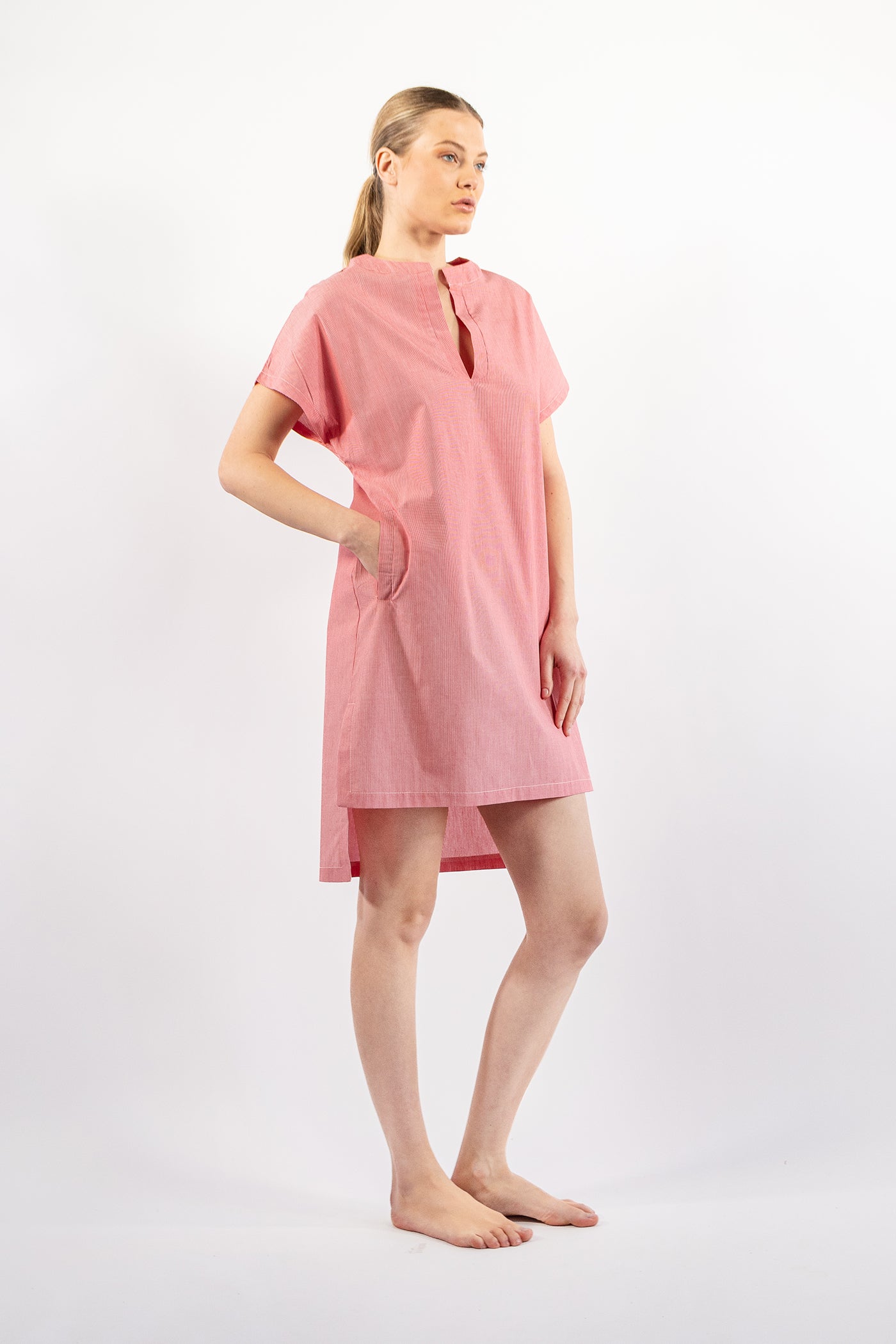 Polene Red Striped Dress