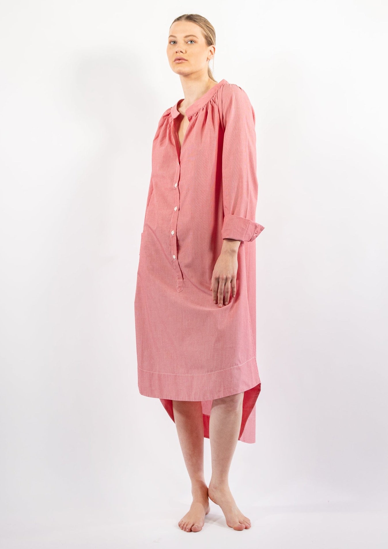 Dorre Red Stripped Dress
