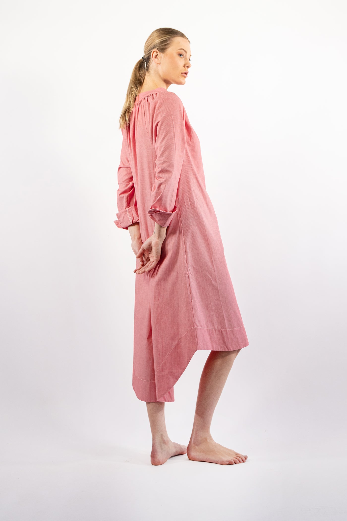 Dorre Red Stripped Dress