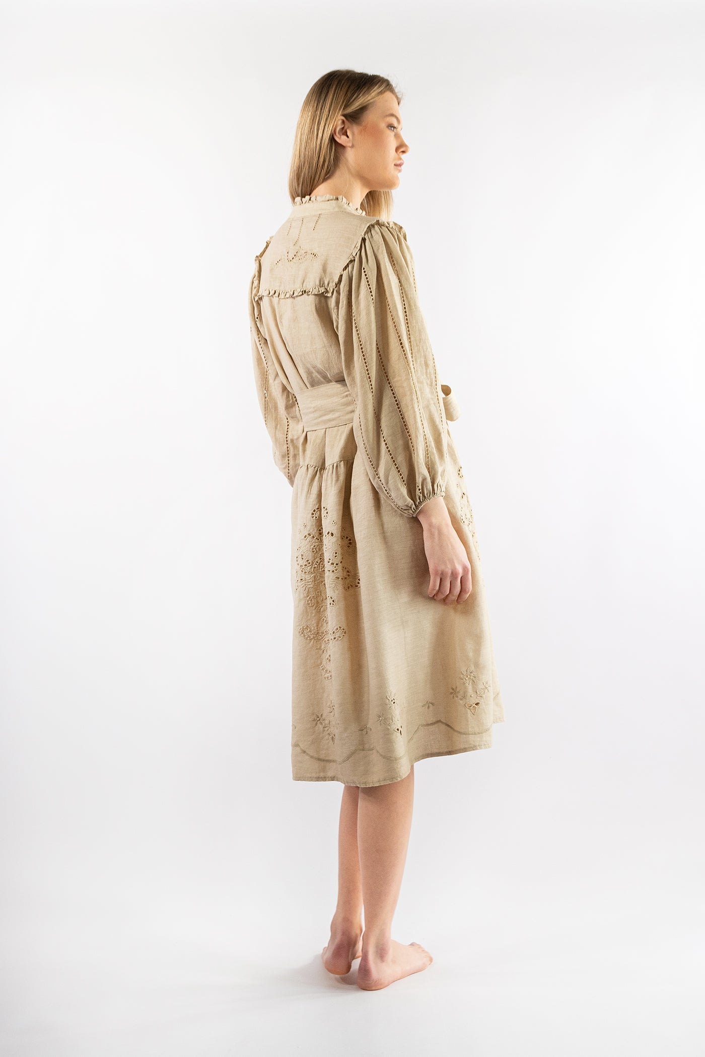 KORI SS22-ALEKRA SAND DRESS-JUSTBBRAZIL