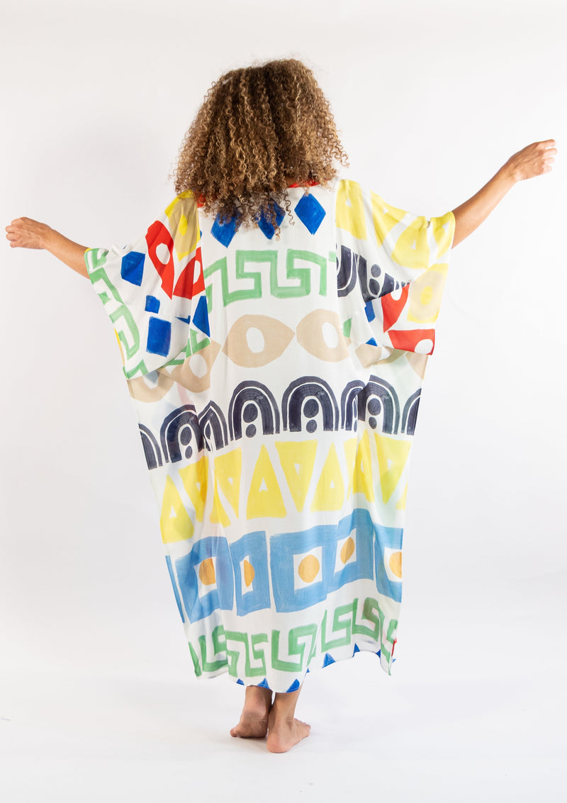 Santos Geometrical Kaftan