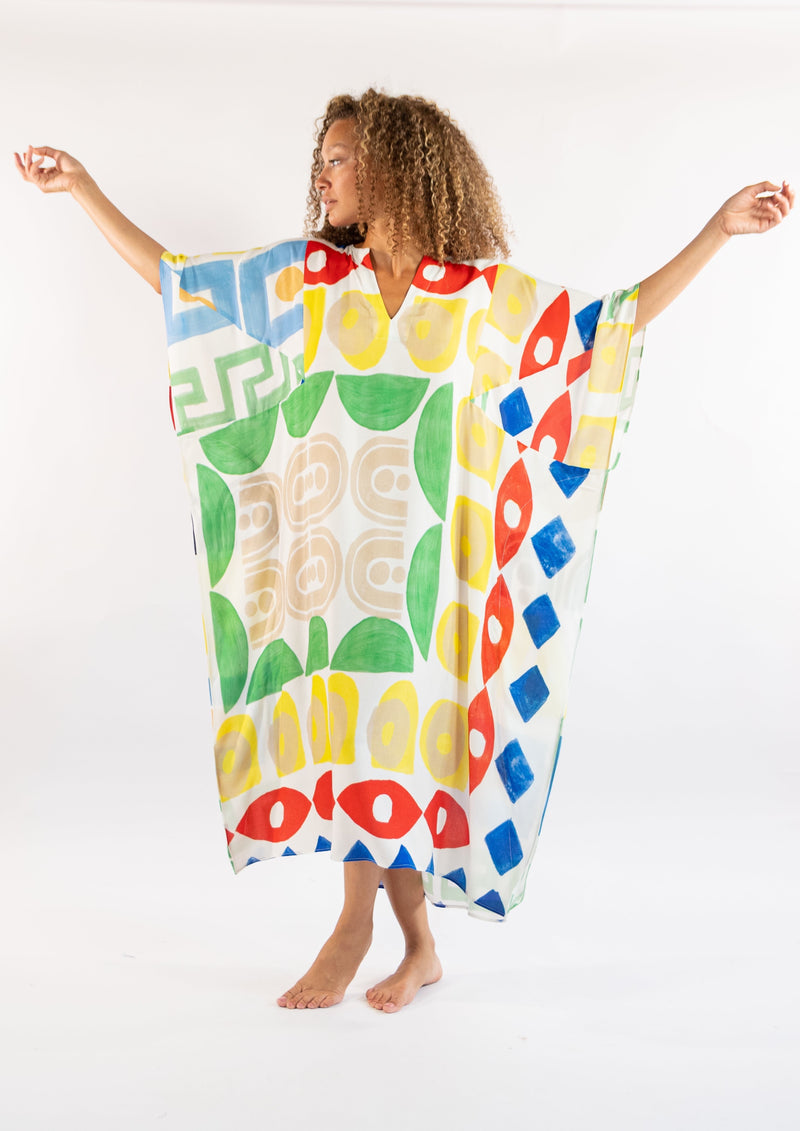 Santos Geometrical Kaftan