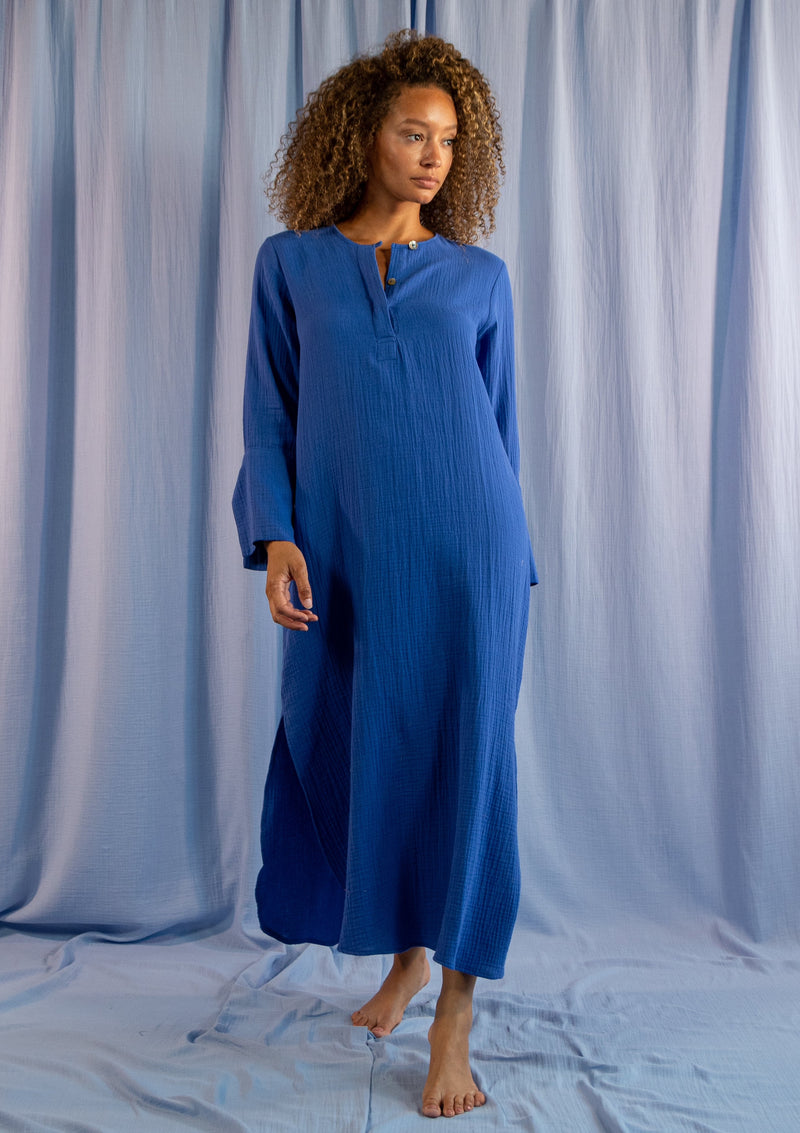 Eleonora Blue Mauve Dress