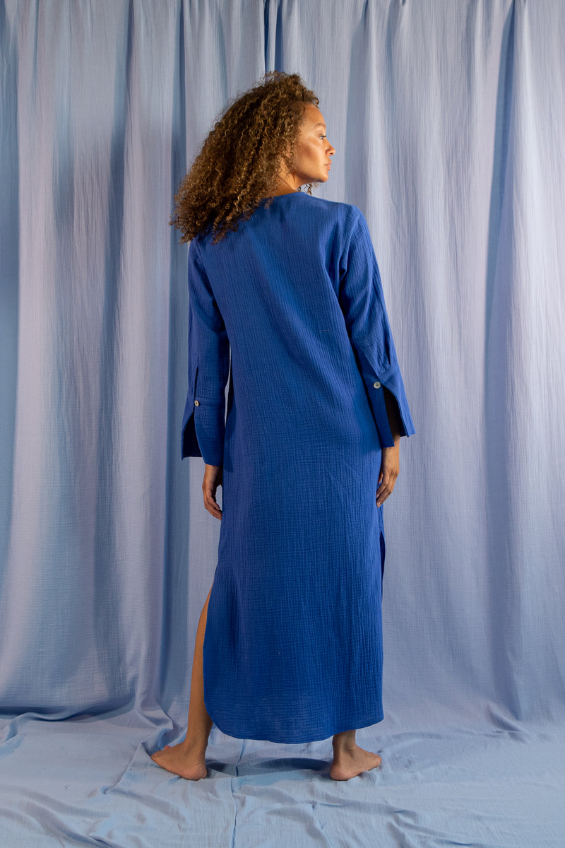 Eleonora Blue Mauve Dress