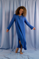 Eleonora Blue Mauve Dress