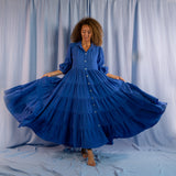 Una Blue Mauve Dress