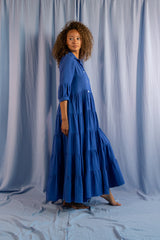 Una Blue Mauve Dress