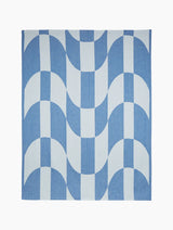 Frescobol-Lake Blue Towel Copacabana Chechered-Justbrazil