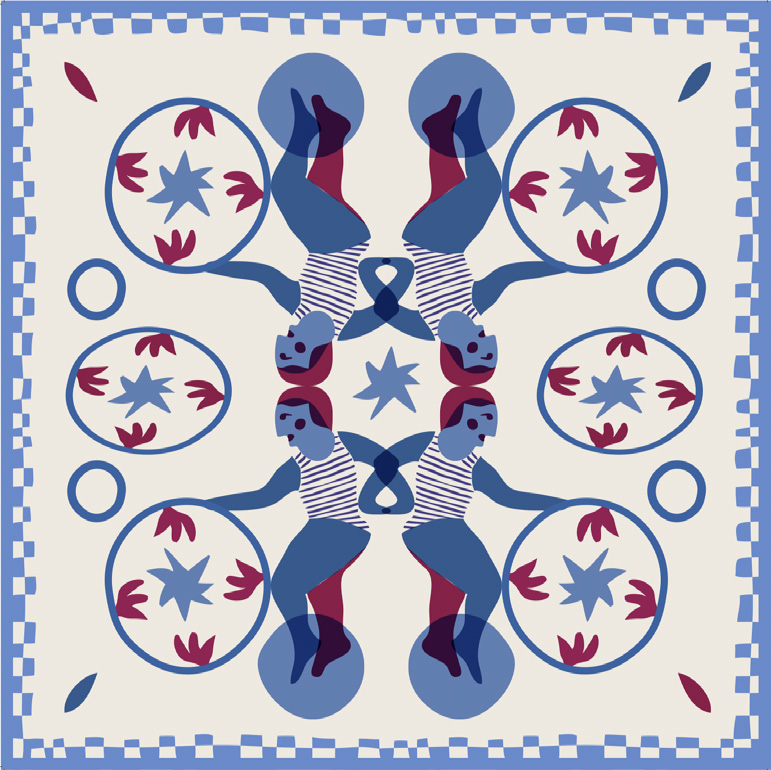 Acrobats Scarf