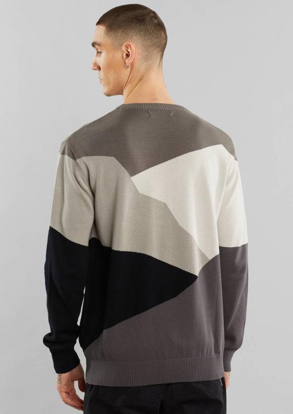MORA CUT MOUNTAIN GREY SWEATER DEDICATED
